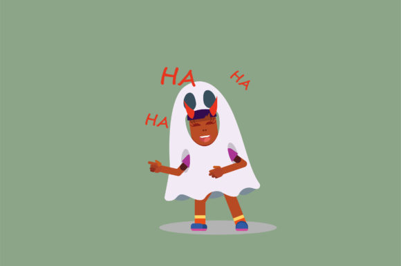A Girl with a Ghost Costume - Character Review
