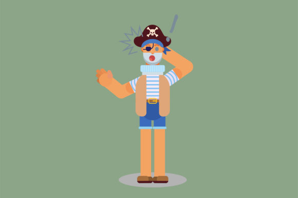 Character - Pirate Shocked Expression: A Designer's Review