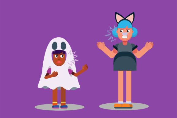Characters of an Angry Girl with Costume: Real Embroidery Review