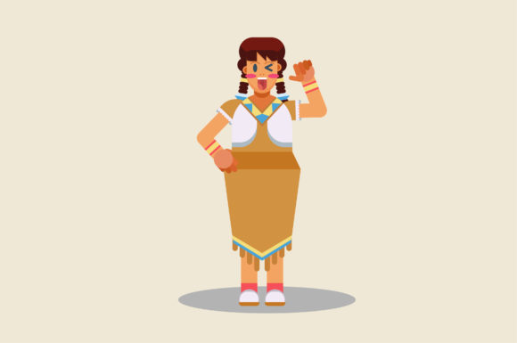 Characters of Cute Native Girl: A Real-World Embroidery Review
