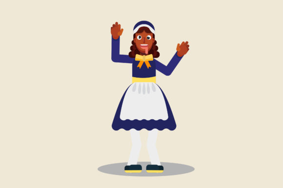 Characters of Joyful Girl - Thanksgiving Embroidery Review
