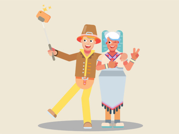 Characters Thanksgiving - Cheerful Teens: A Designer's Review