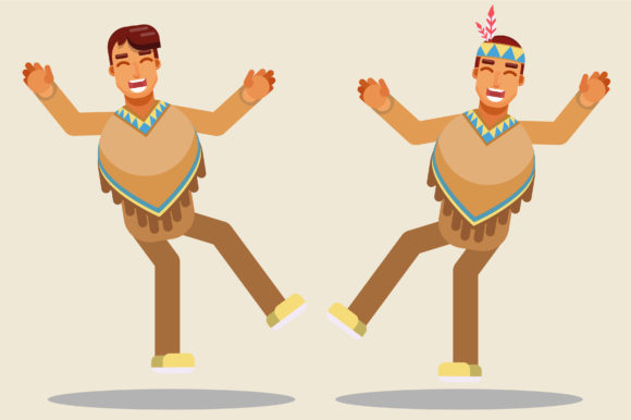 Happy Characters - Thanksgiving: A Designer's Stitch Test