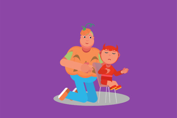 Illustration of Kids Wearing Halloween: A Designer's Real-World Review
