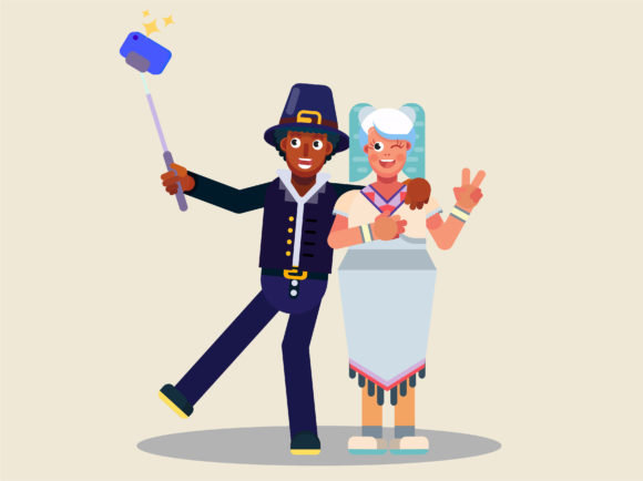 Thanksgiving Character - Selfie Together Review