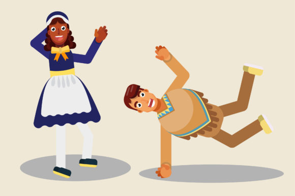 Thanksgiving Characters - Happy Dancing Review
