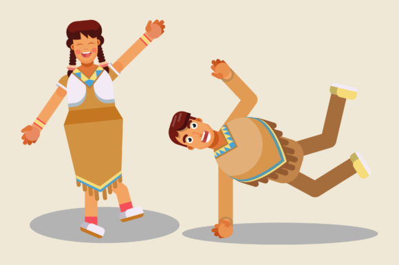 Thanksgiving Characters - Native Couple Review